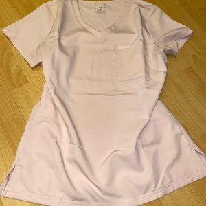 JAANUU SCRUB TOP IN BLUSHING PINK